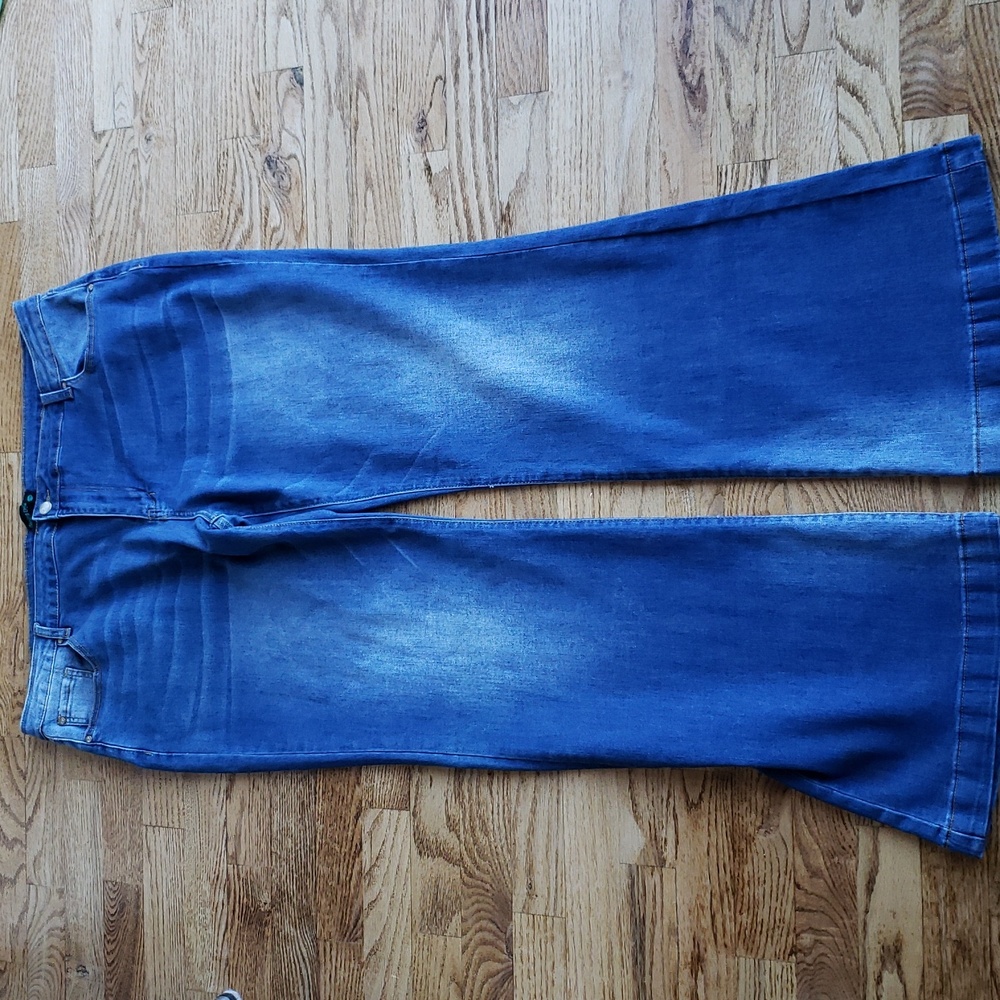 (17/18) NWT Sterling Kreek Bootcut Flare Denim Jeans Stretch Modern Streetwear